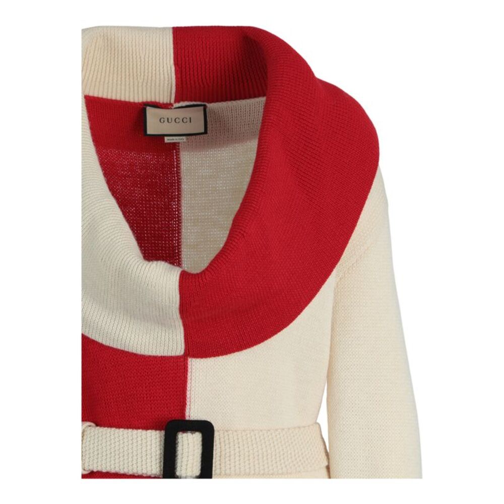 Gucci Chunky Wool Belted Sweater - Picture 3 of 4